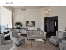 Tablet Screenshot of capitalclubms.com